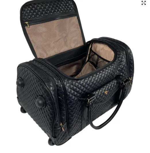 Pursen VIP Duffel Rolling Bag - Black