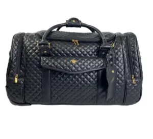 Pursen VIP Duffel Rolling Bag - Black