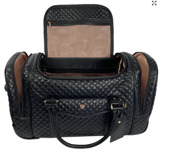 Pursen VIP Duffel Rolling Bag - Black