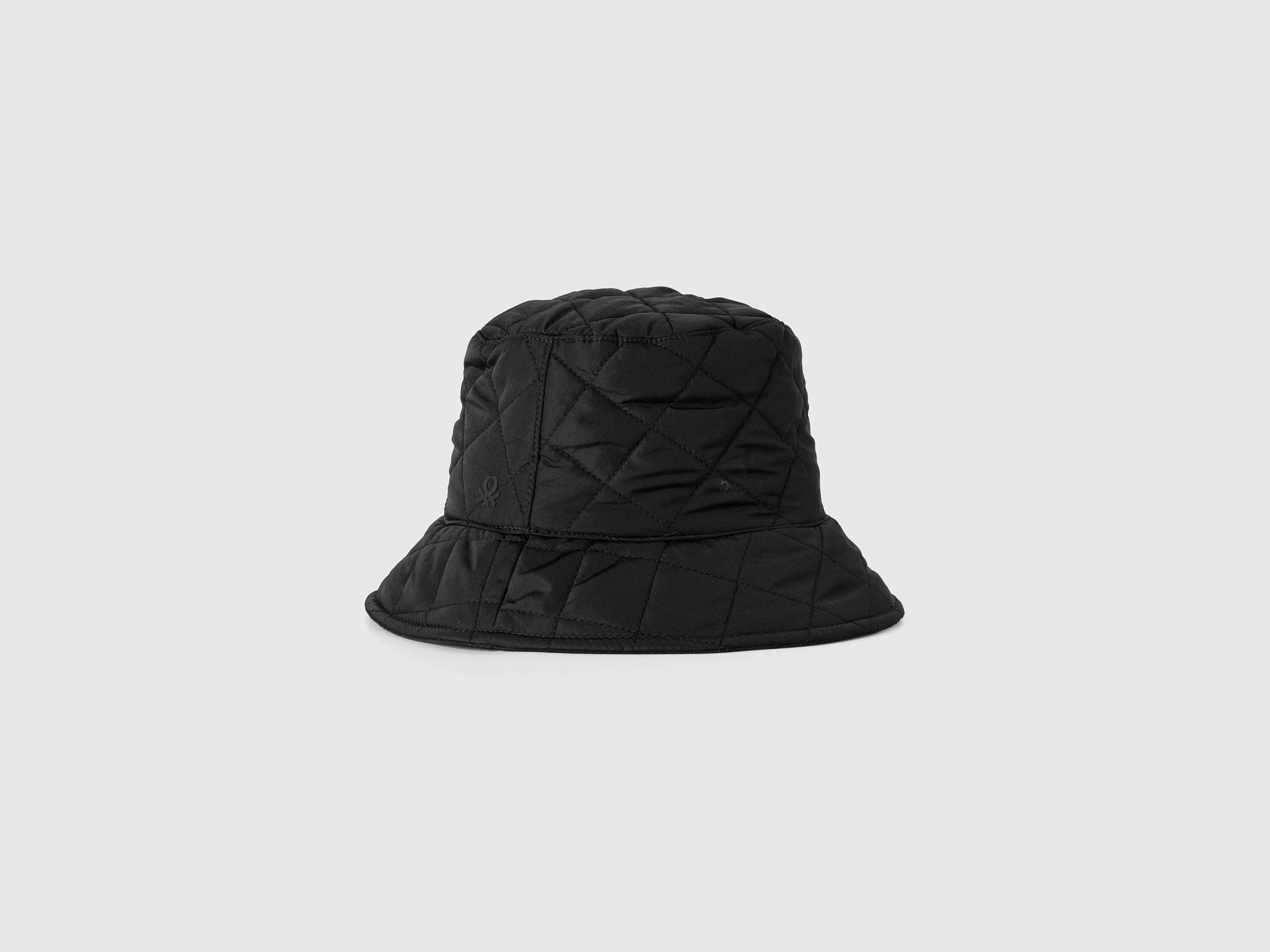 Quilted Black Bucket Hat