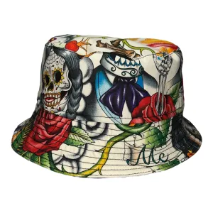 "Day of The Dead" v2 Lyfestyle Bucket Hat