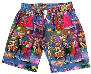 "Skeleton Fiesta" Lyfestyle Shorts