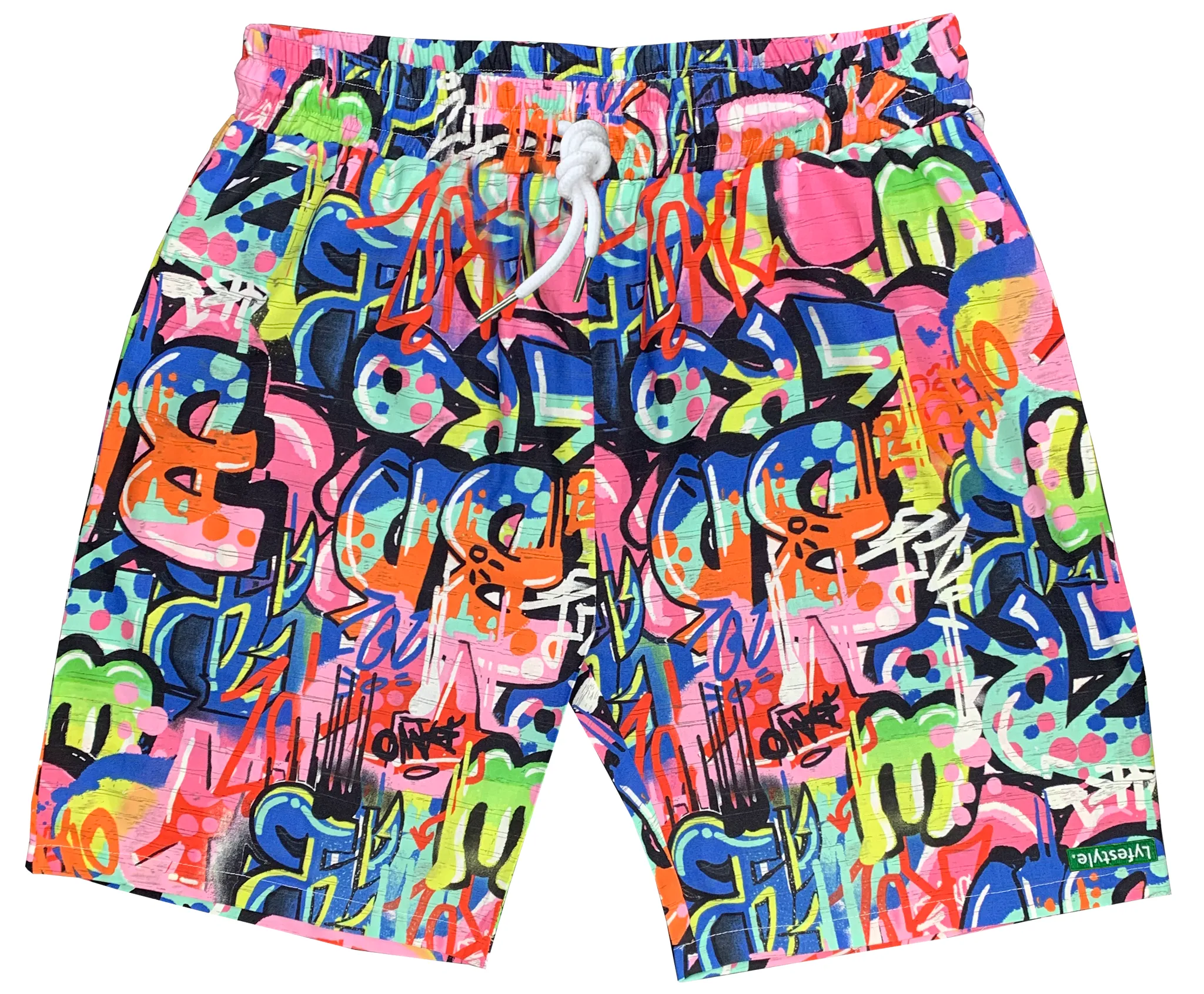 "Spray Paint Graffiti" Lyfestyle Shorts