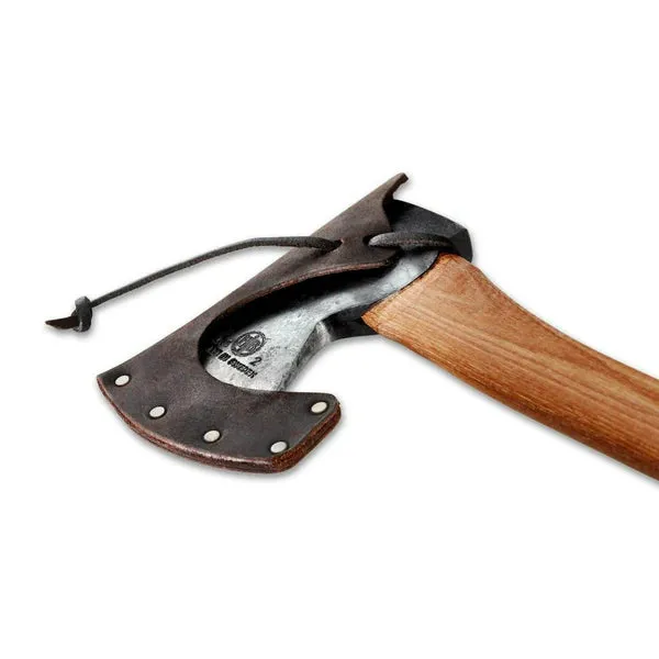 QVARFOT Premium Felling Axe - 2lb/26" Hickory Handle w/ Sheath