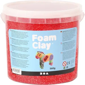 Red Colour Modelling Material Small Beads With Plastic Bucket 560 g