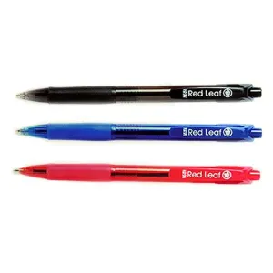 Red Leaf Retractable Ballpen 797