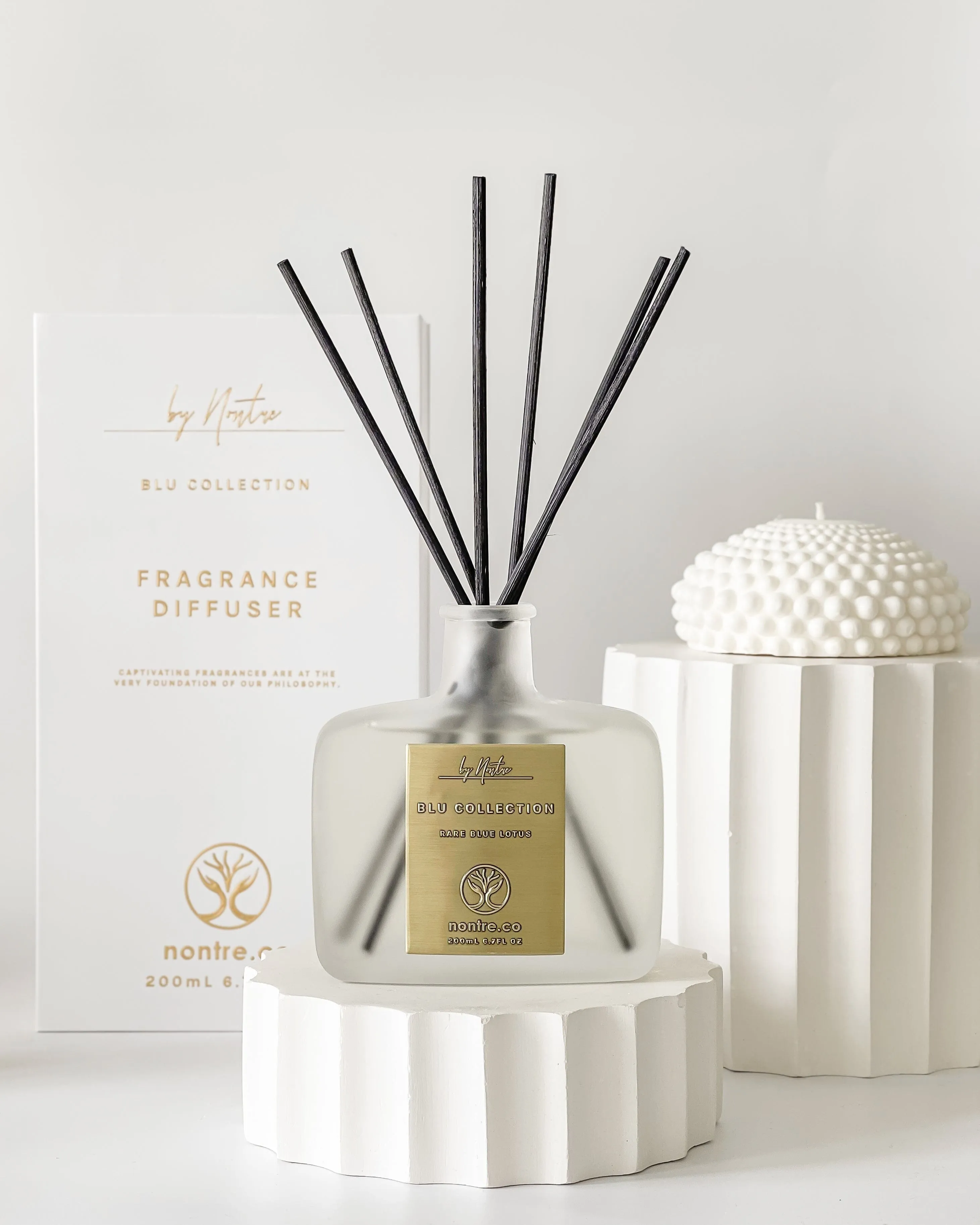 Reed Diffuser 200mL, Rare Blu Lotus