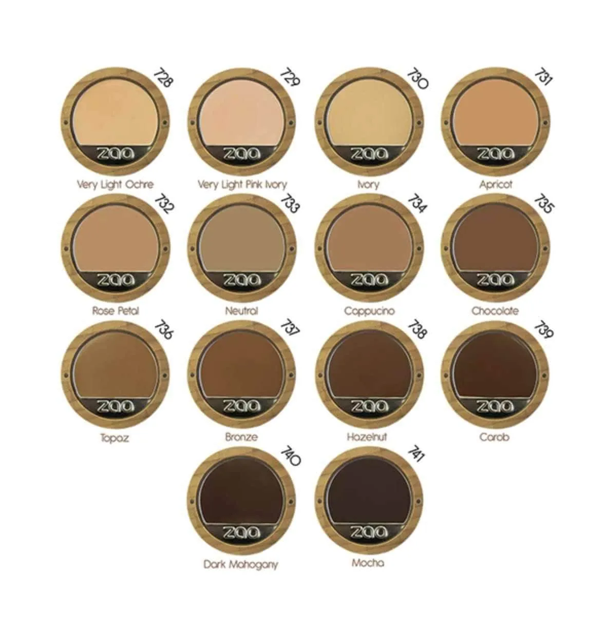 Refillable Compact Foundation from Zao- multiple shades