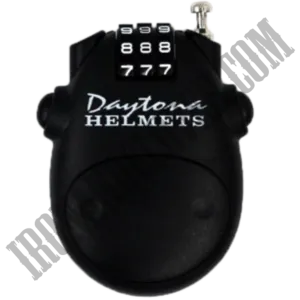 Retractable Cable Helmet Lock