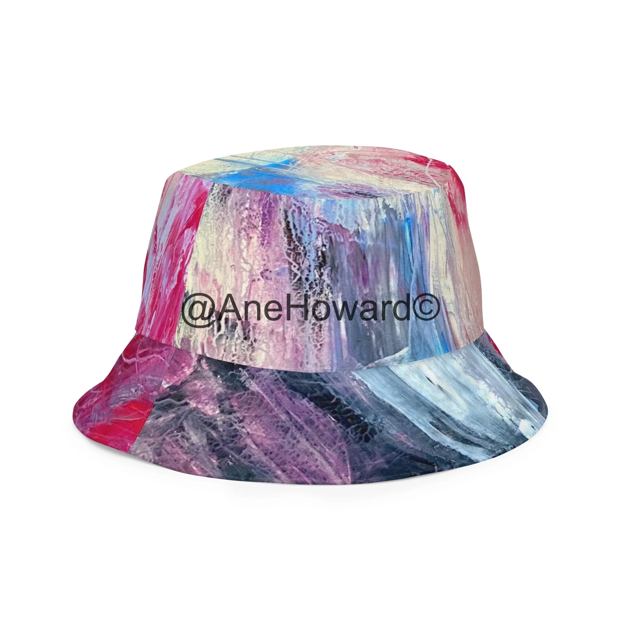 Reversible Bucket Hat Abstract Sailing