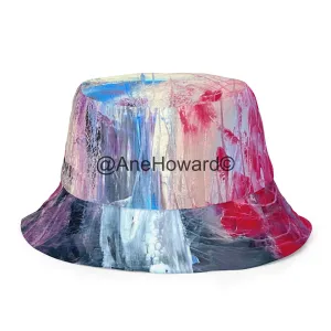 Reversible Bucket Hat Abstract Sailing