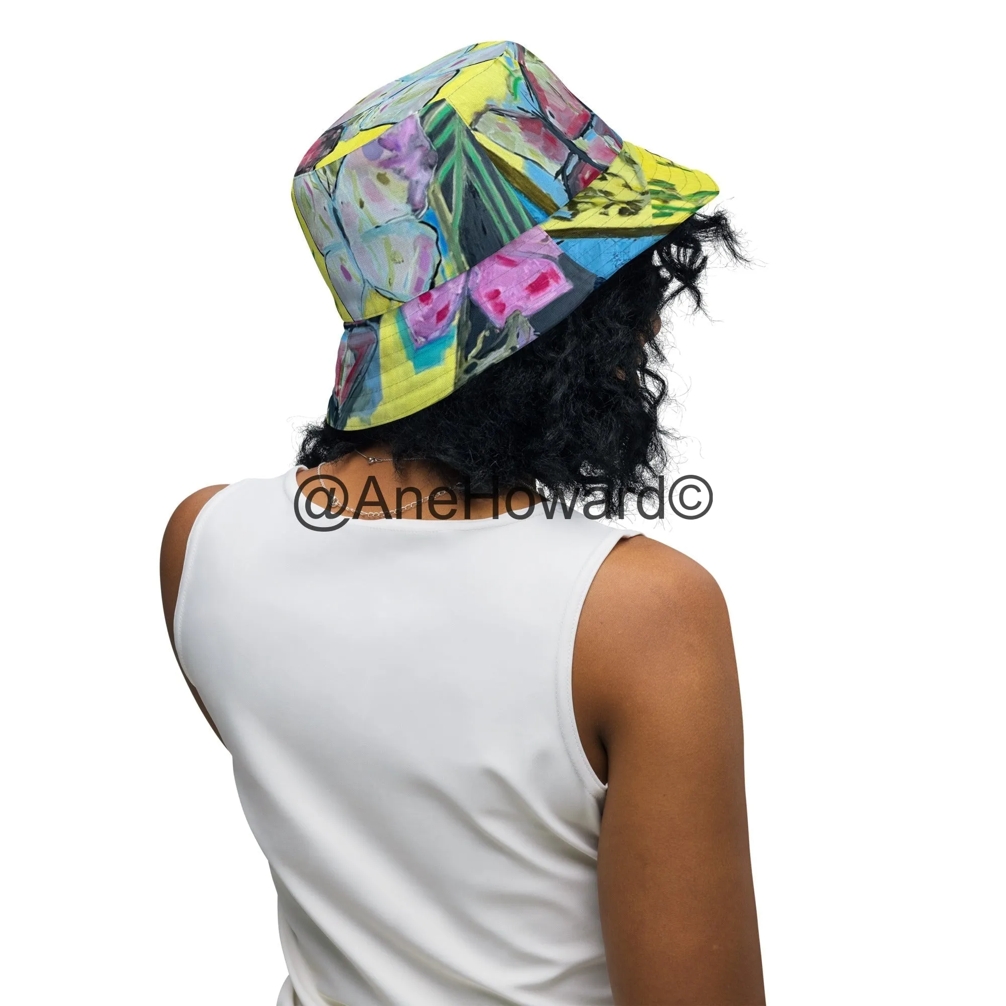 Reversible bucket hat Papillons