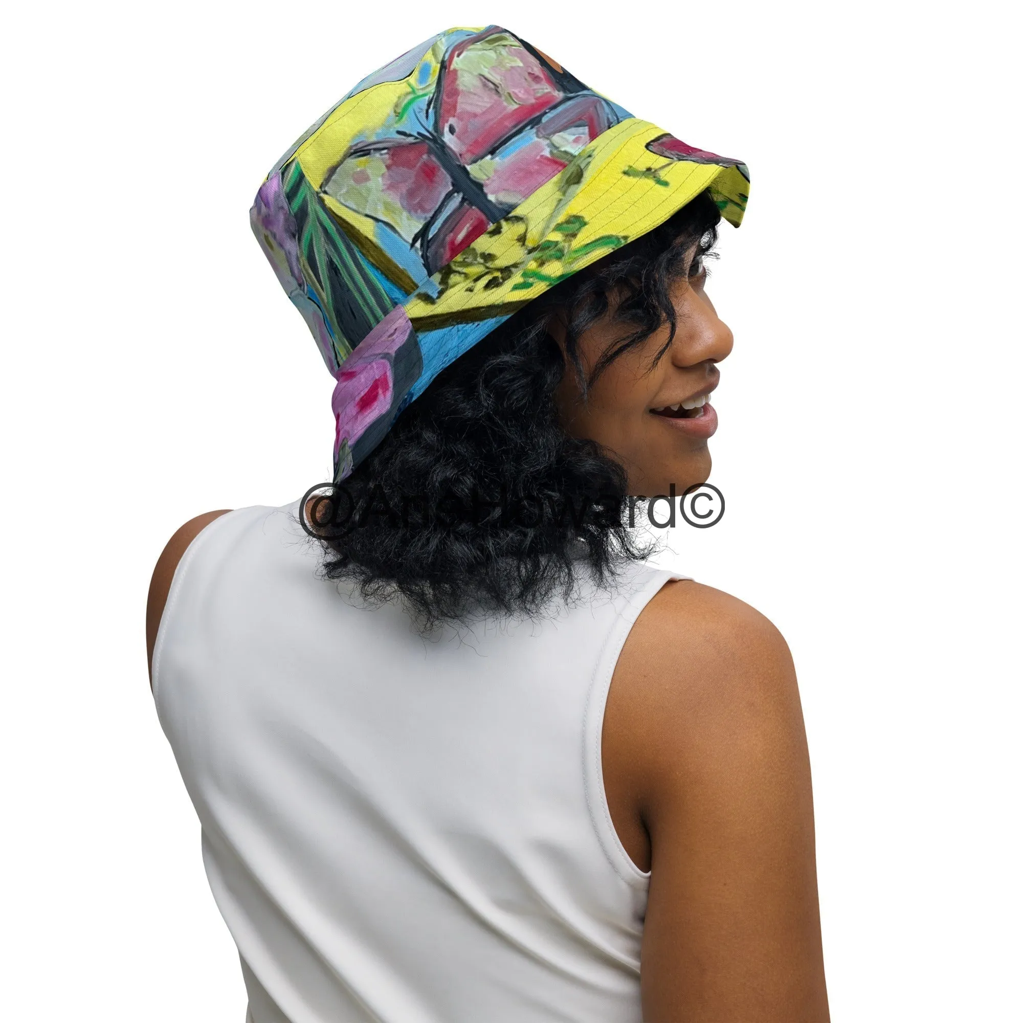 Reversible bucket hat Papillons