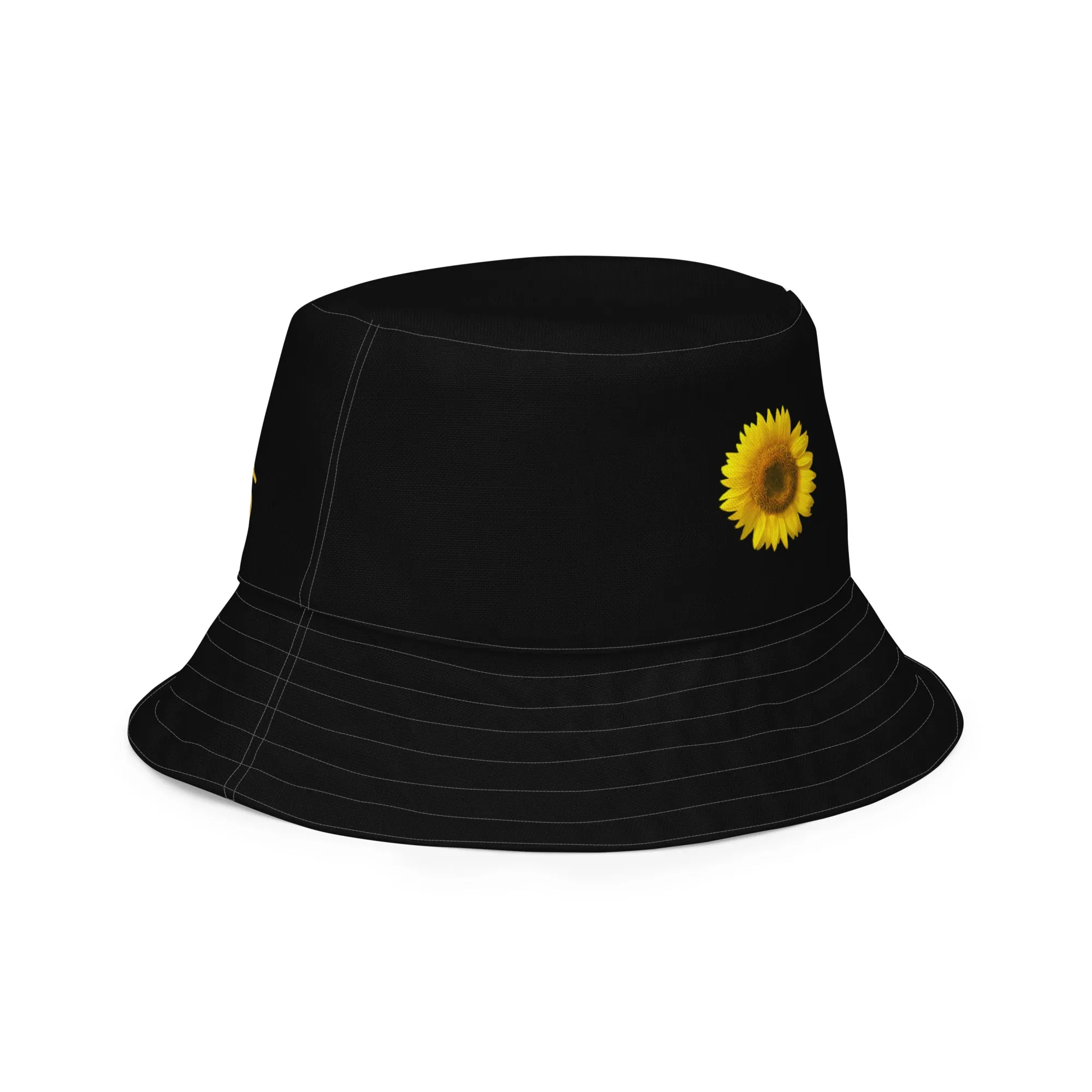 Reversible bucket hat Sunflower