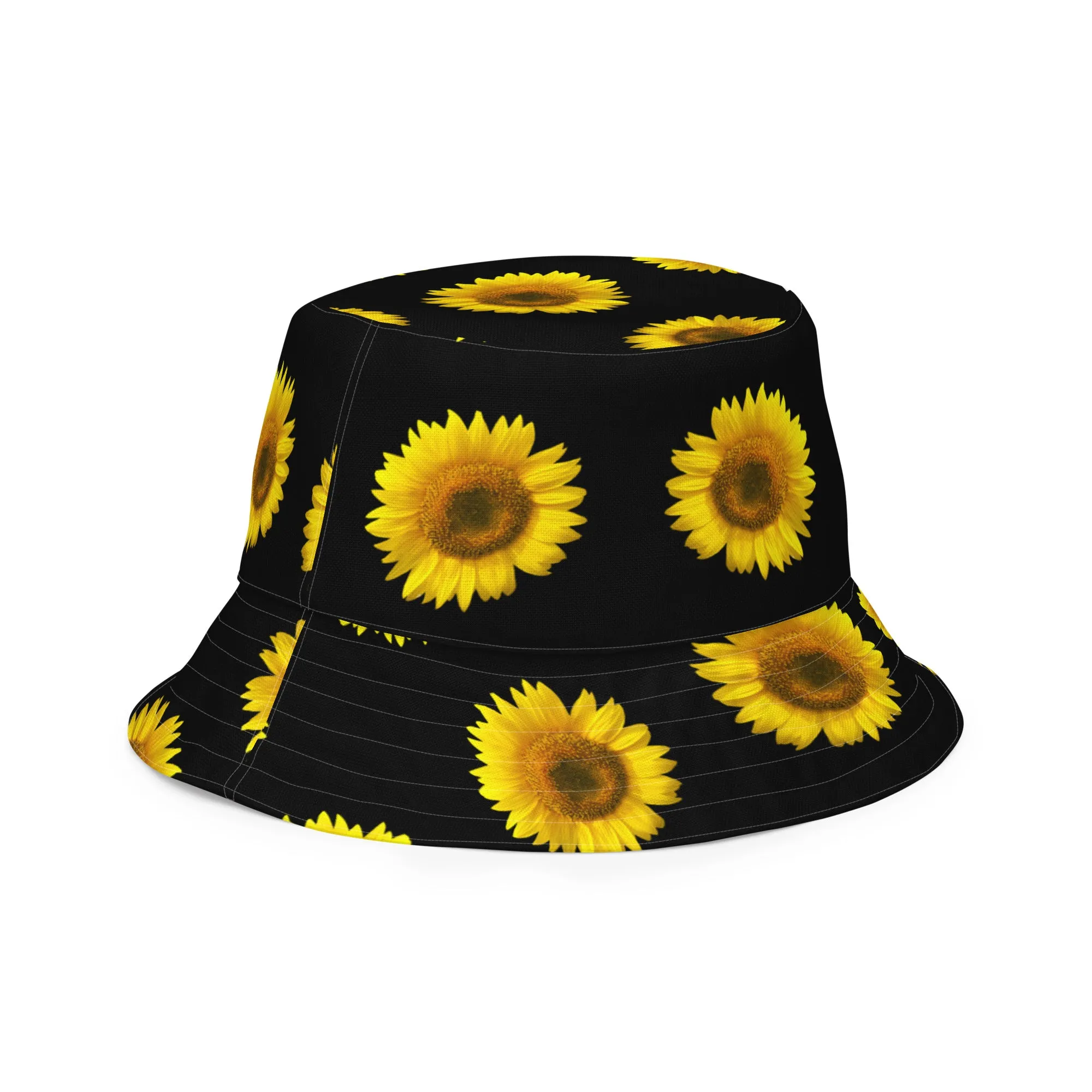 Reversible bucket hat Sunflower