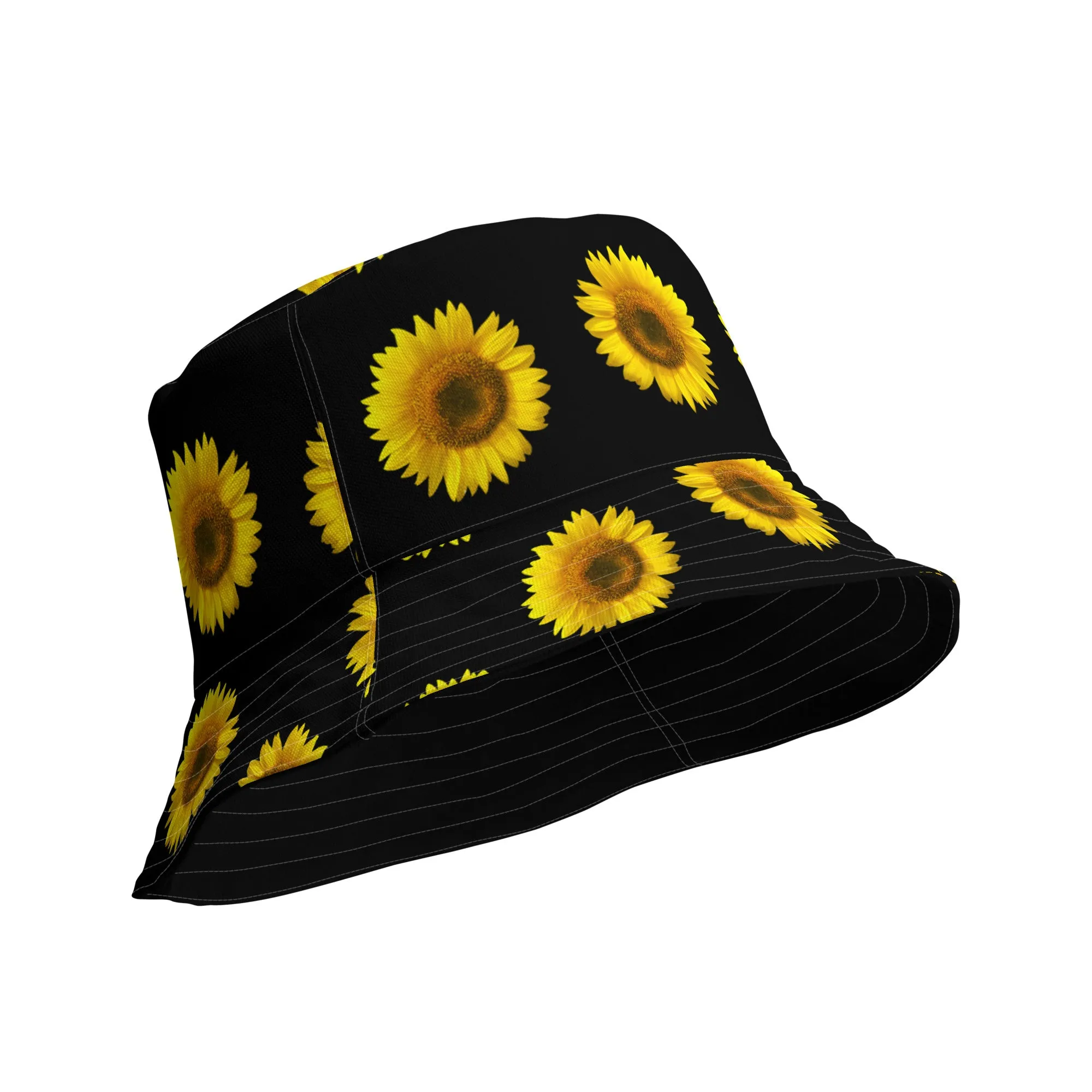 Reversible bucket hat Sunflower
