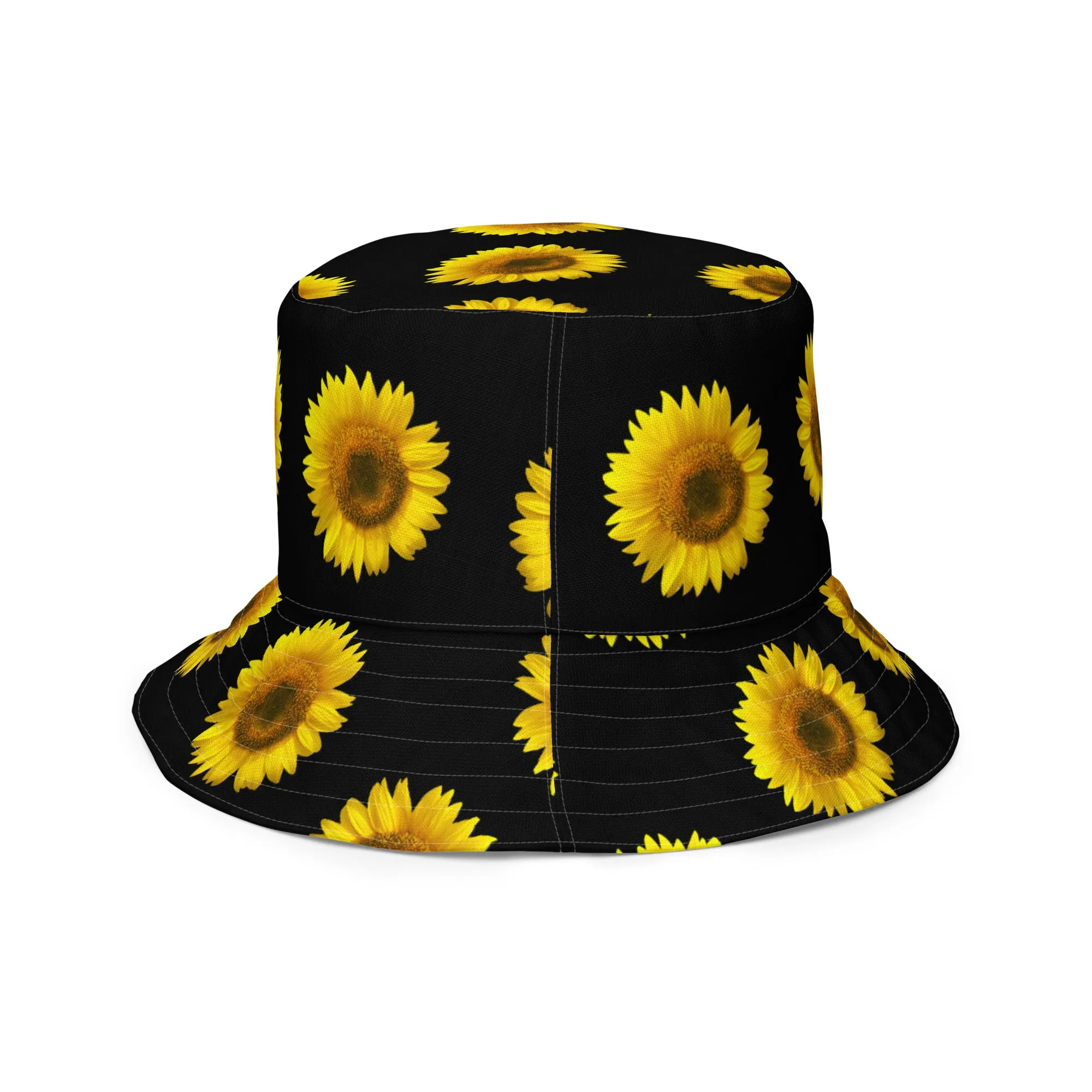 Reversible bucket hat Sunflower