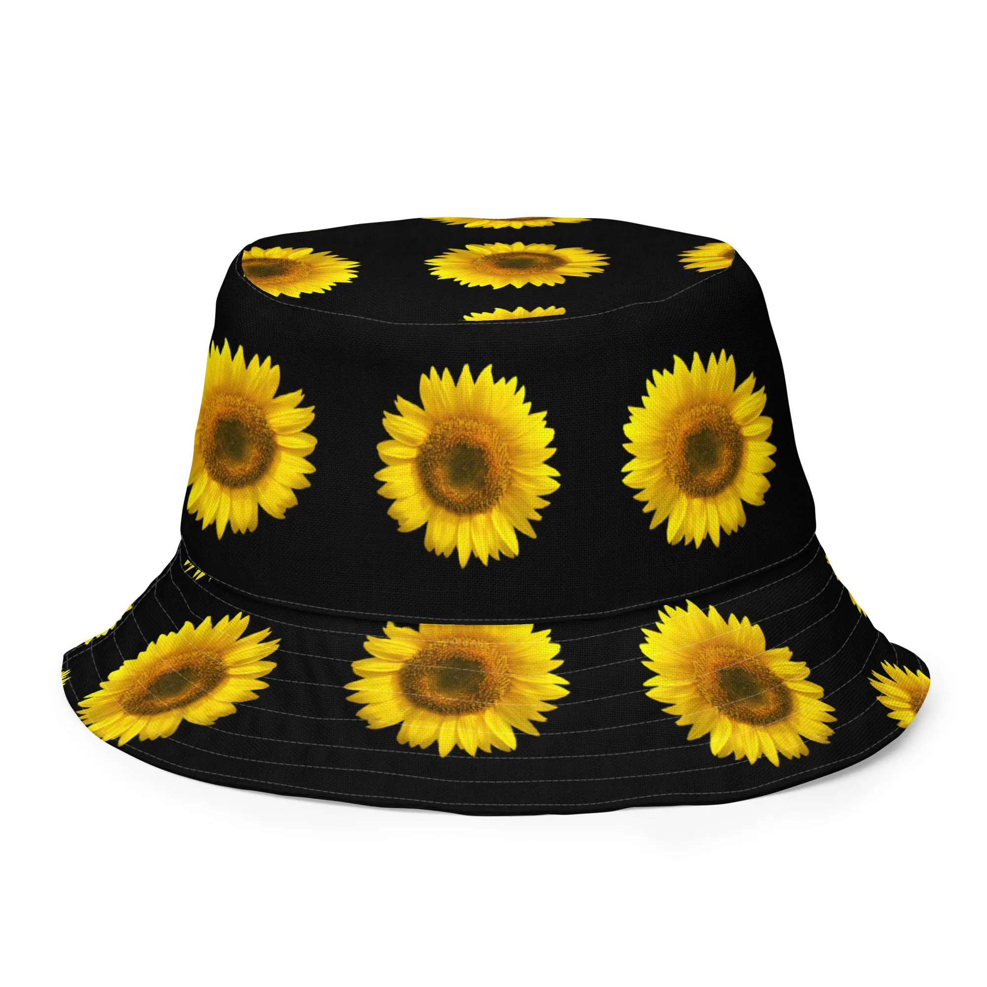 Reversible bucket hat Sunflower