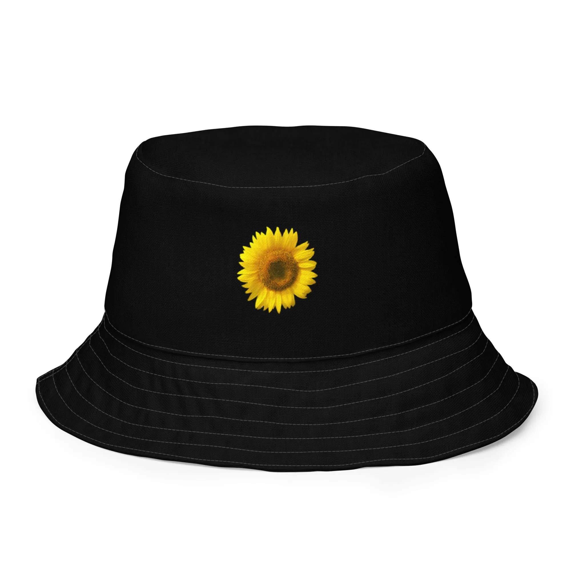 Reversible bucket hat Sunflower
