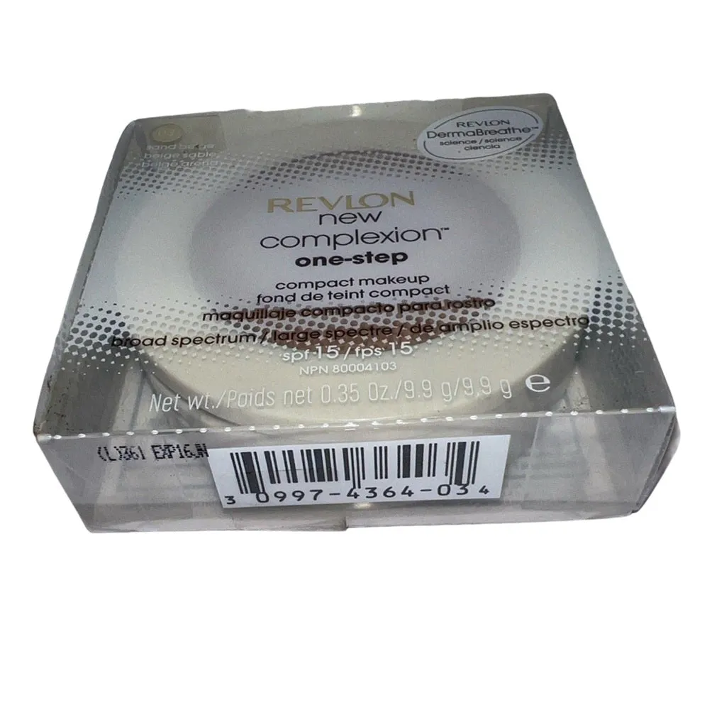 Revlon New Complexion One-Step Compact Makeup, Sand Beige 03