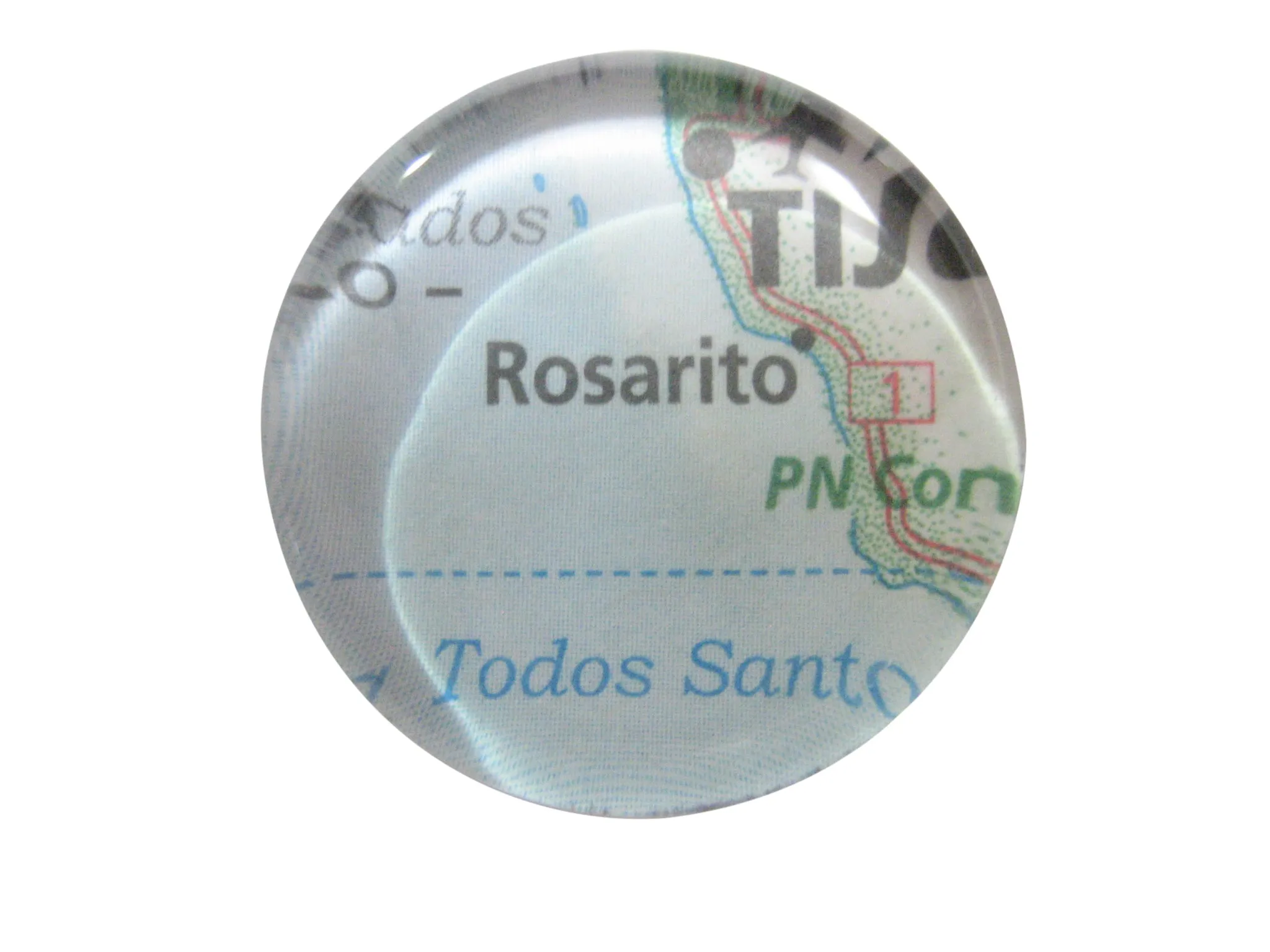 Rosarito Mexico Map Pendant Magnet