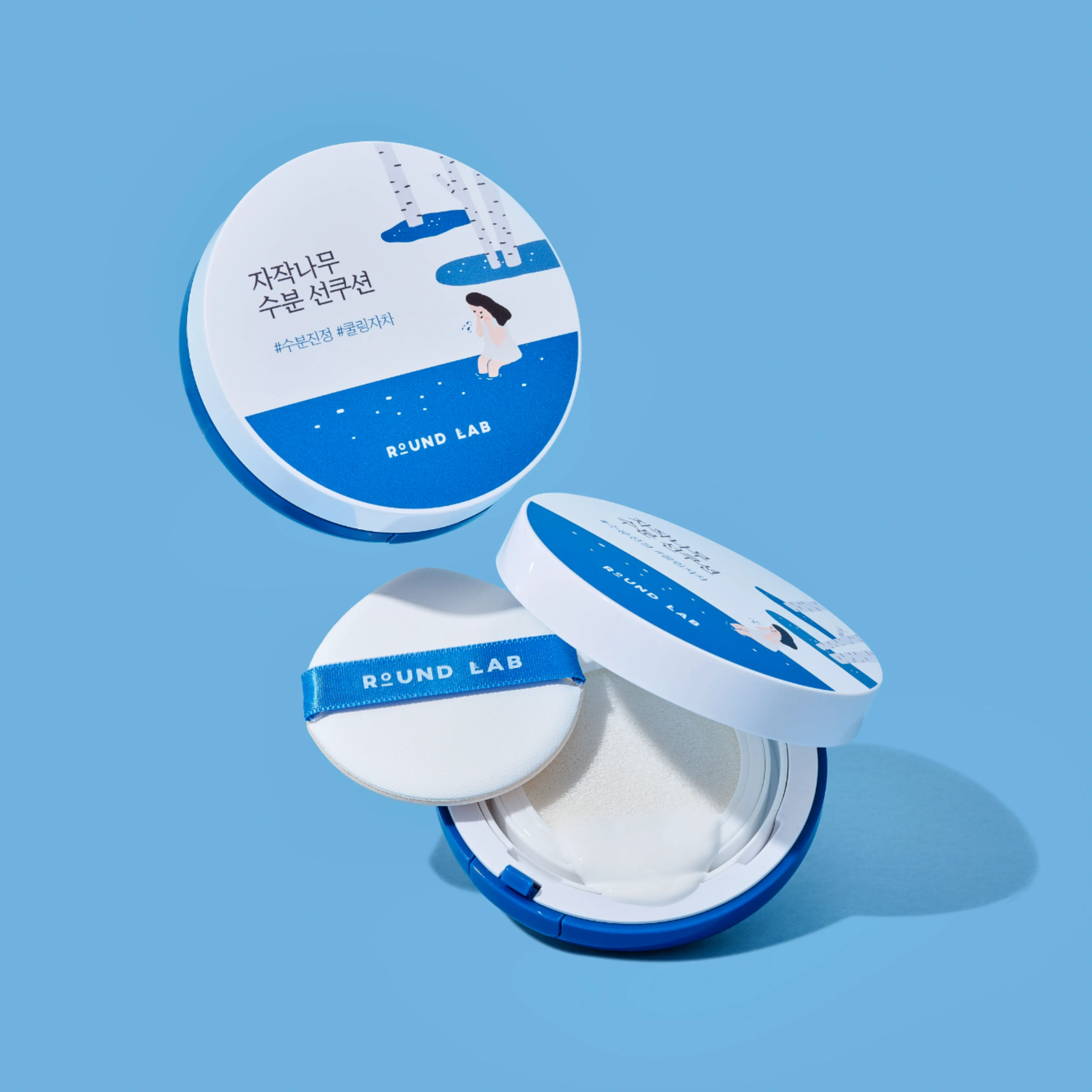 Round Lab Birch Moisturizing Sun Cushion 15g (spf 50  Pa    )