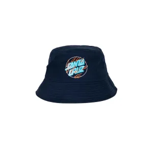 SANTA CRUZ DOT PATCH BUCKET HAT BLUE