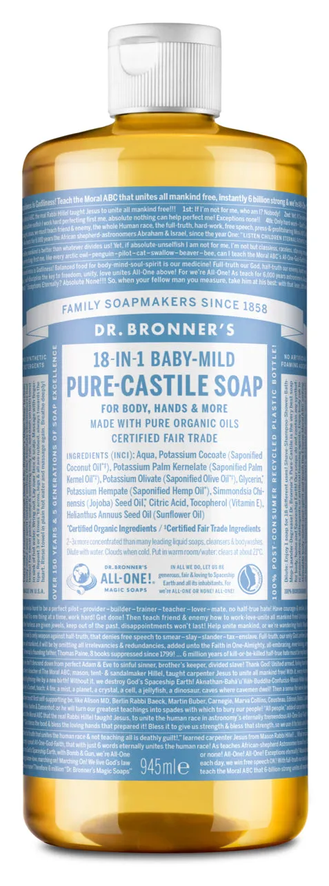 SAPONE LIQUIDO 18 usi in 1 BABY-MILD