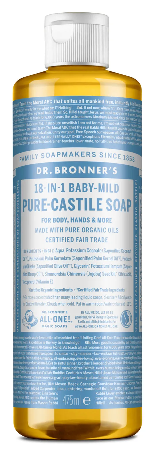 SAPONE LIQUIDO 18 usi in 1 BABY-MILD