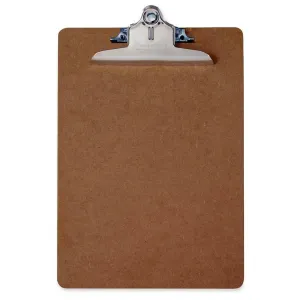 Saunders Brown Hardboard Clipboards