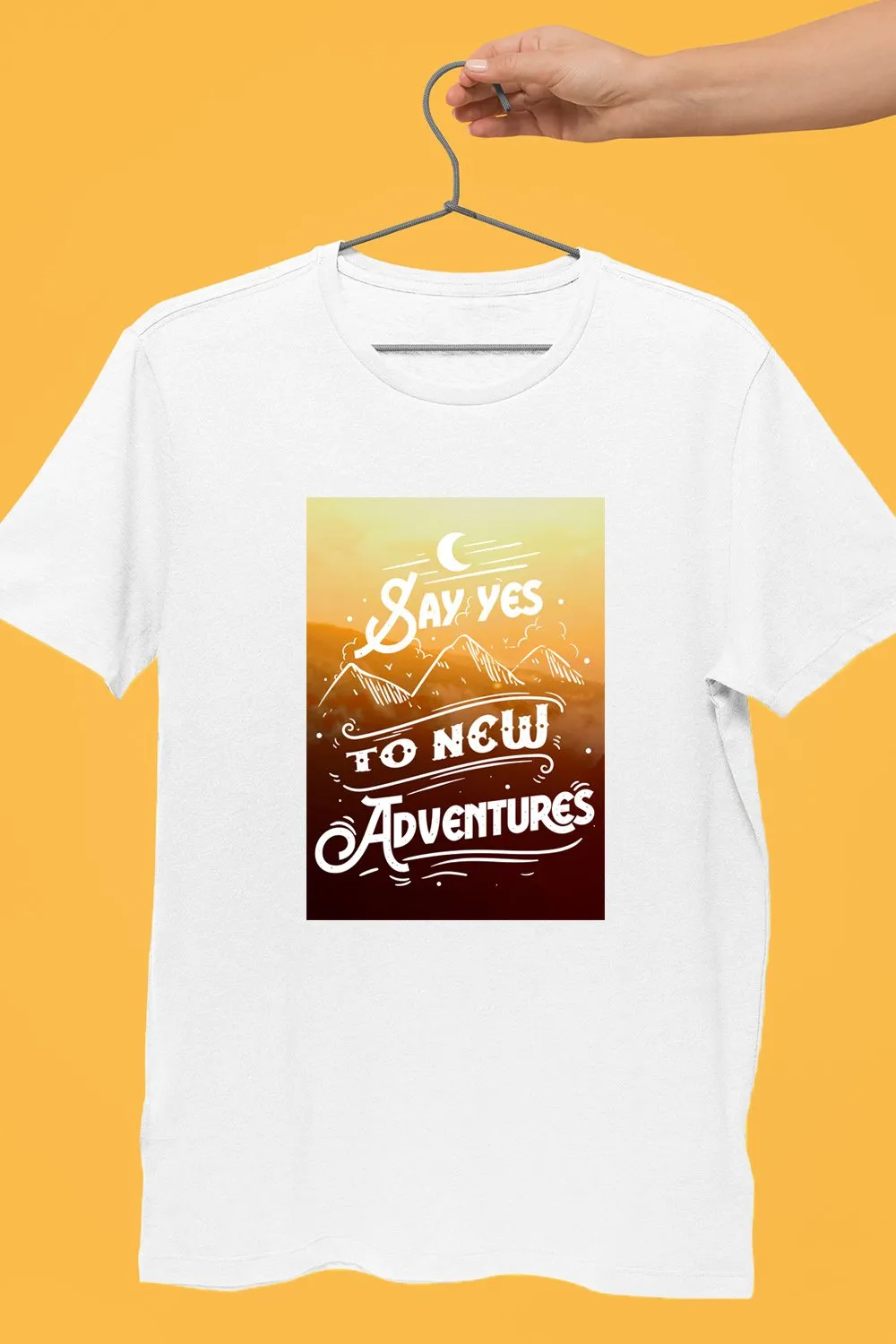 Say Yes To The Adventure White Tshirt