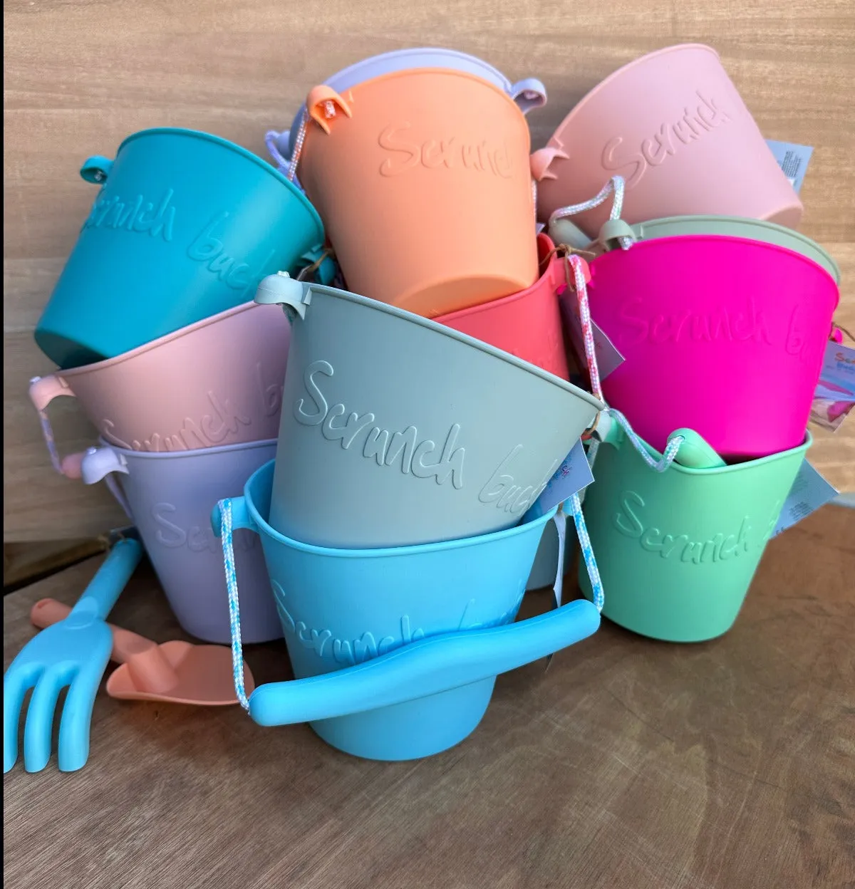 Scrunch Toy Bucket