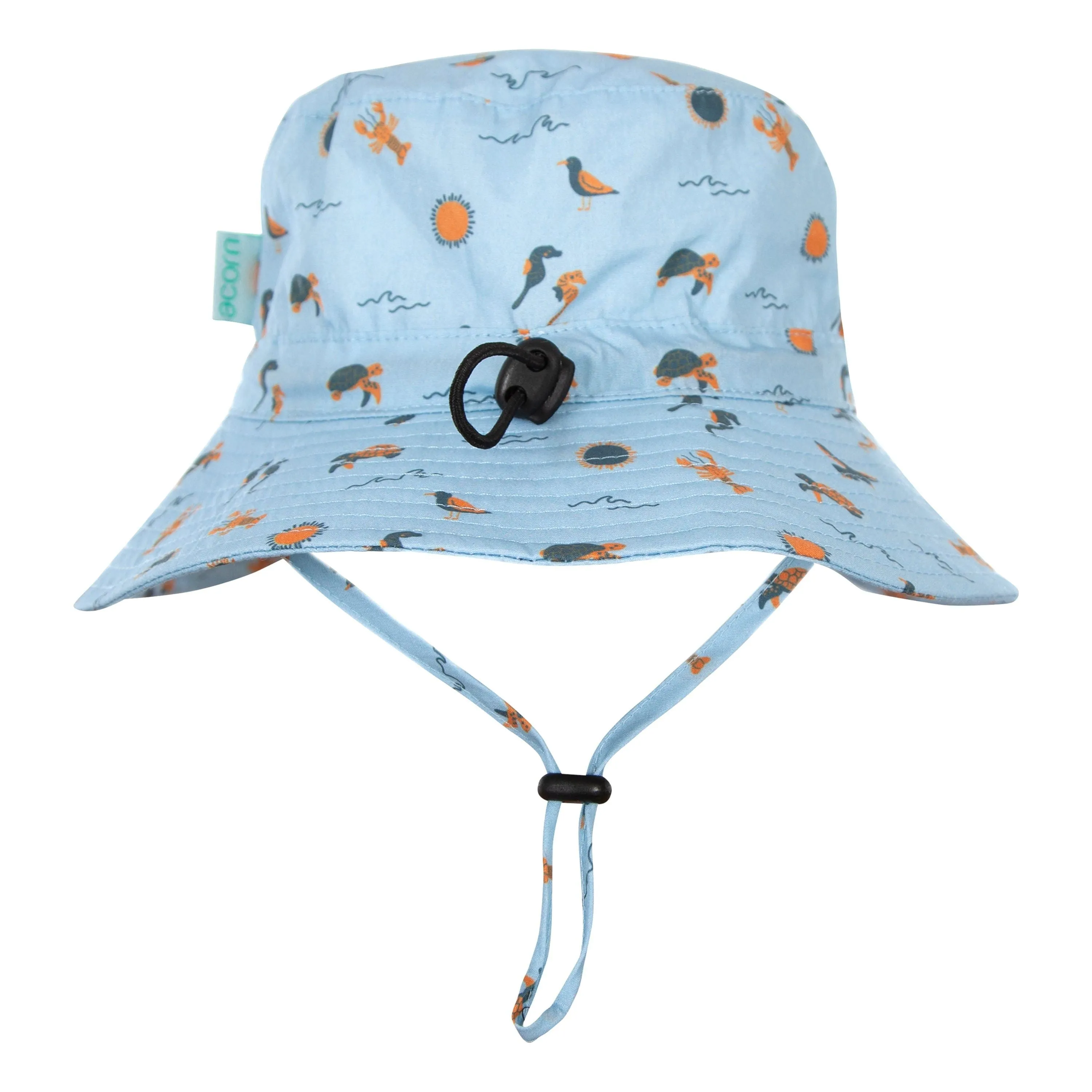 Sea Life Wide Brim Bucket Hat
