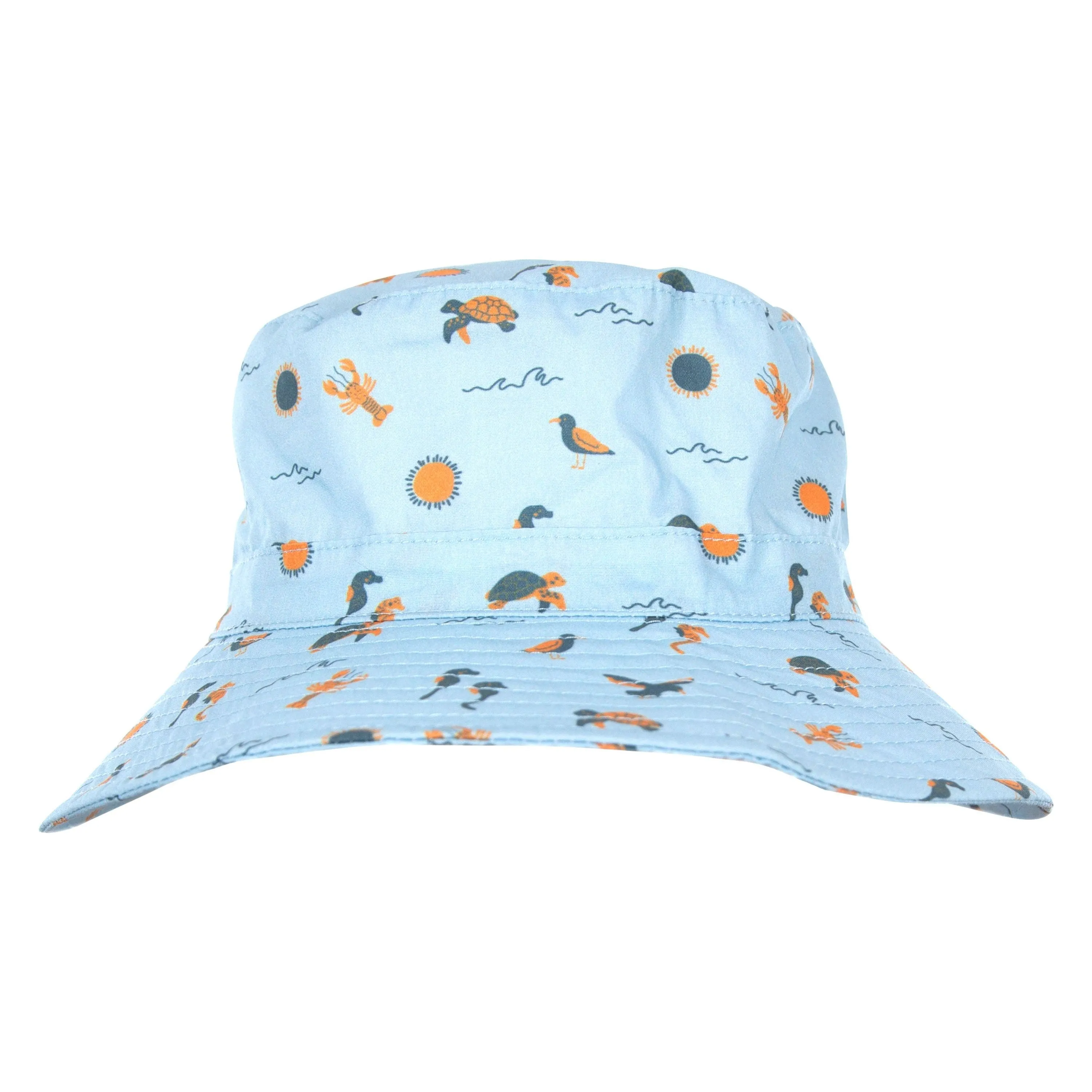 Sea Life Wide Brim Bucket Hat