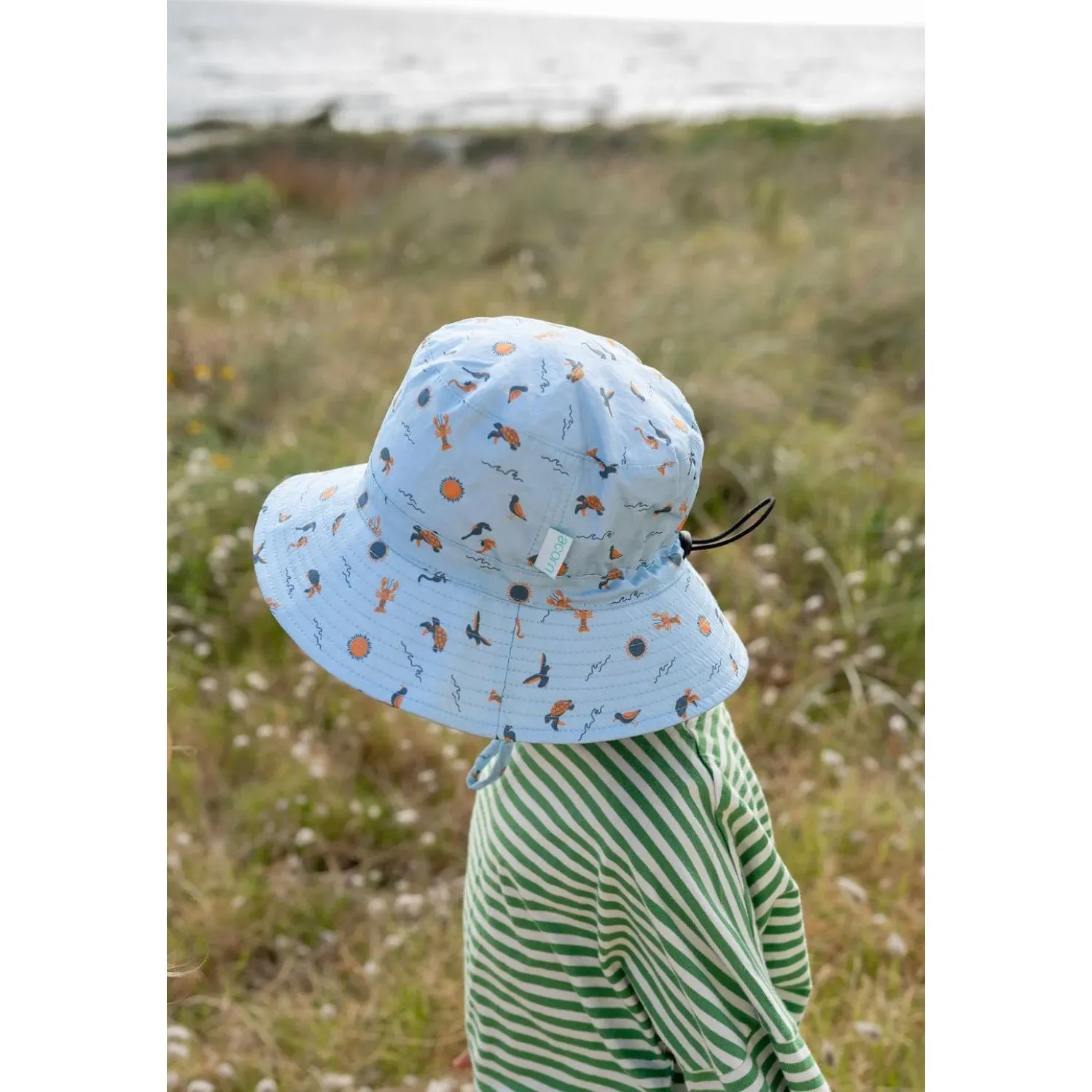 Sea Life Wide Brim Bucket Hat