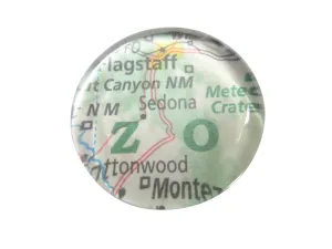 Sedona Arizona Map Pendant Magnet
