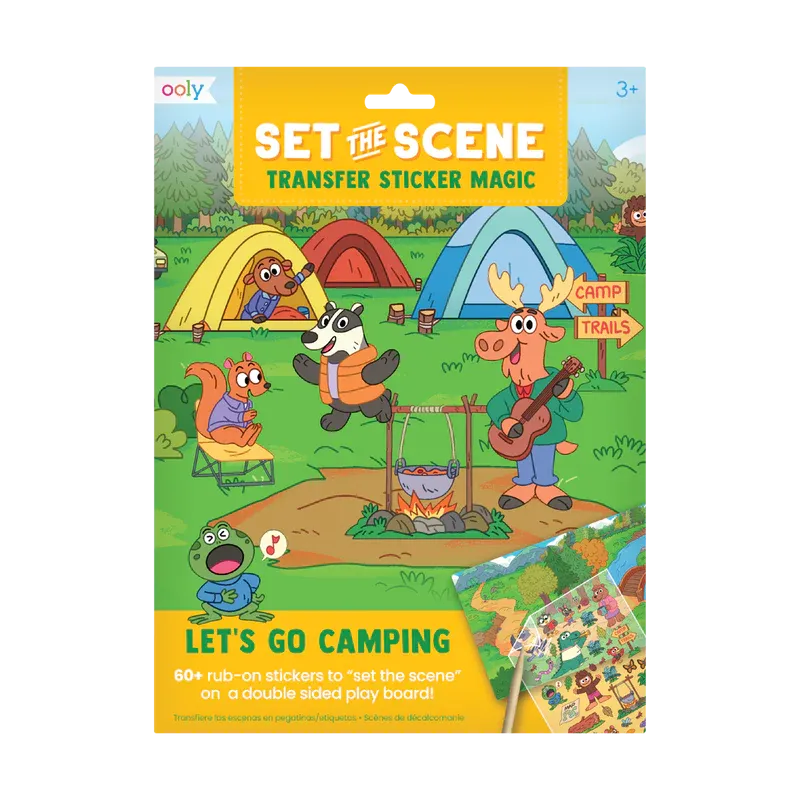 Set the Scene Transfer Stickers Magic - Let's Go Camping