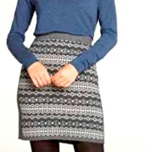 Sherpa Adventure Gear Paro Skirt Gray Merino Wool bottom New Sz Sm