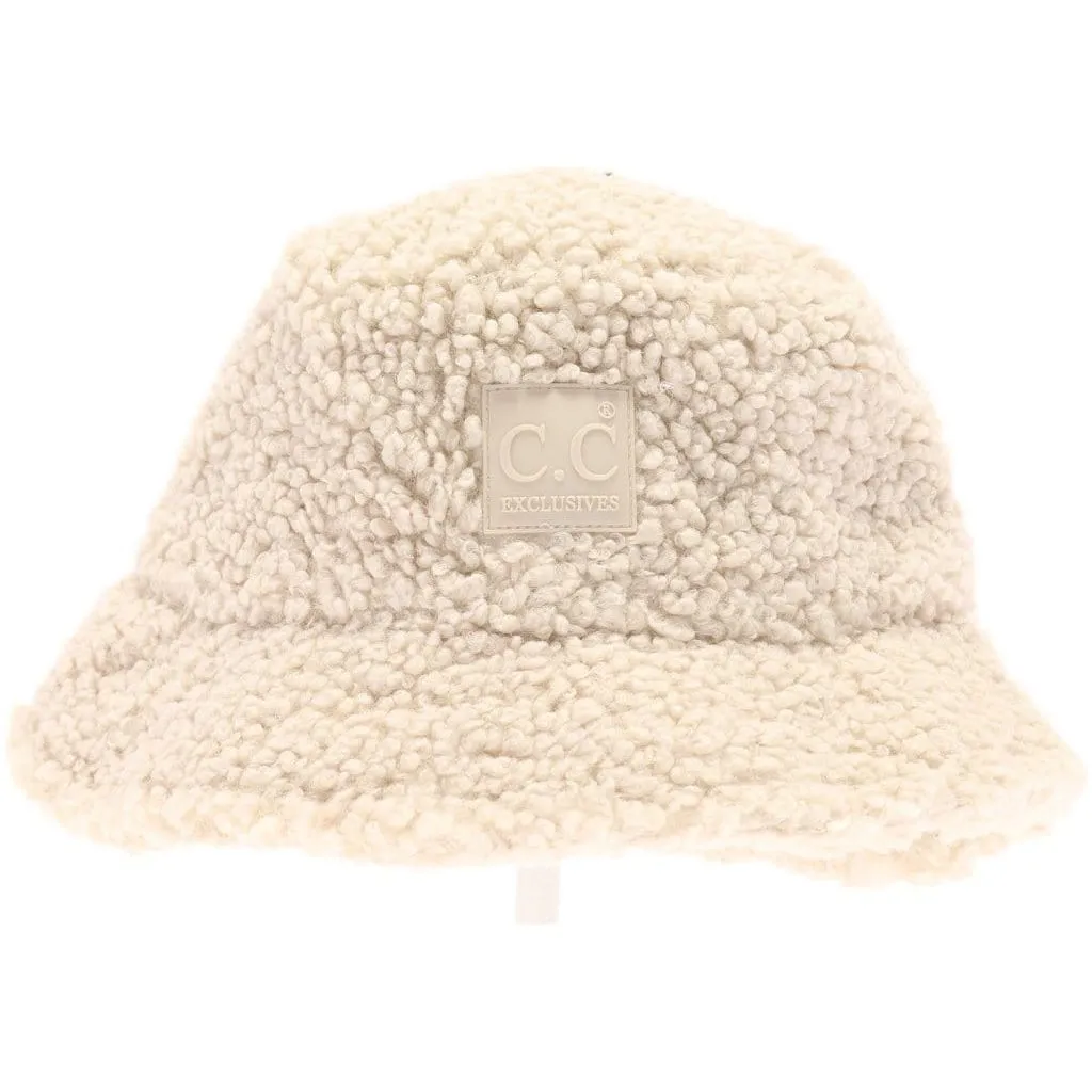 Sherpa Bucket Hat with Rubber Patch KP008