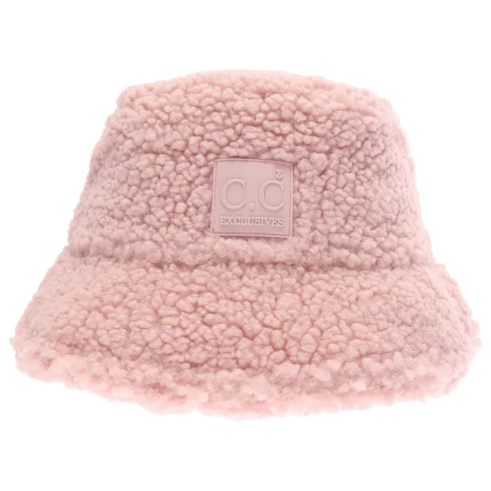 Sherpa Bucket Hat with Rubber Patch KP008