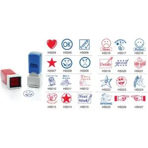 Shiny OA Pre Inked Teacher Stamp Well Done HS011
