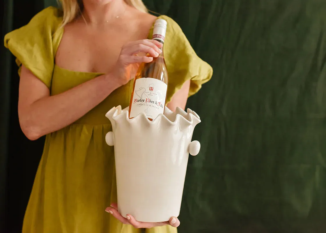 SIGNATURE RUFFLE ICE BUCKET