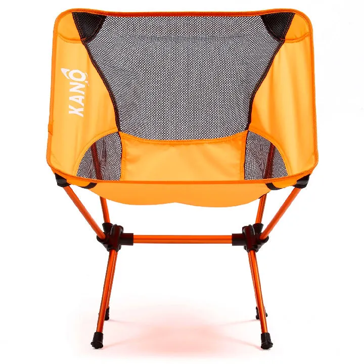 Silla Plegable Para Camping Liviana Naranjo Fluor
