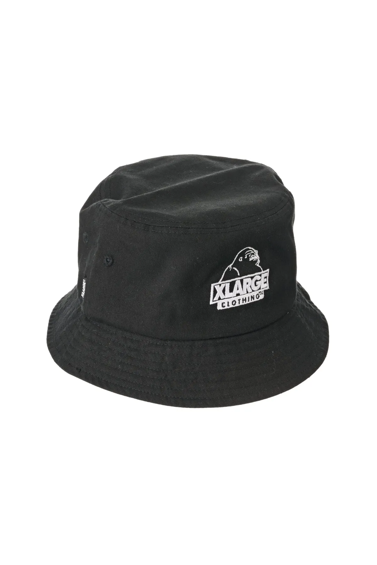 SLANTED BUCKET HAT - BLACK