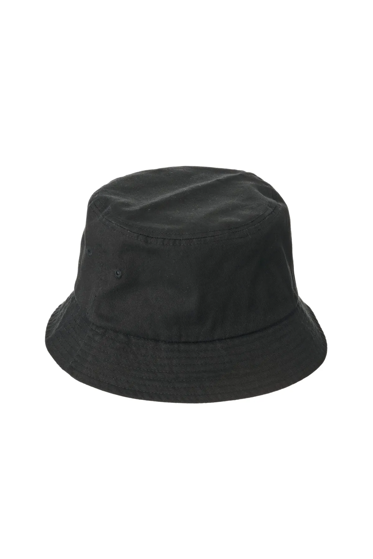 SLANTED BUCKET HAT - BLACK