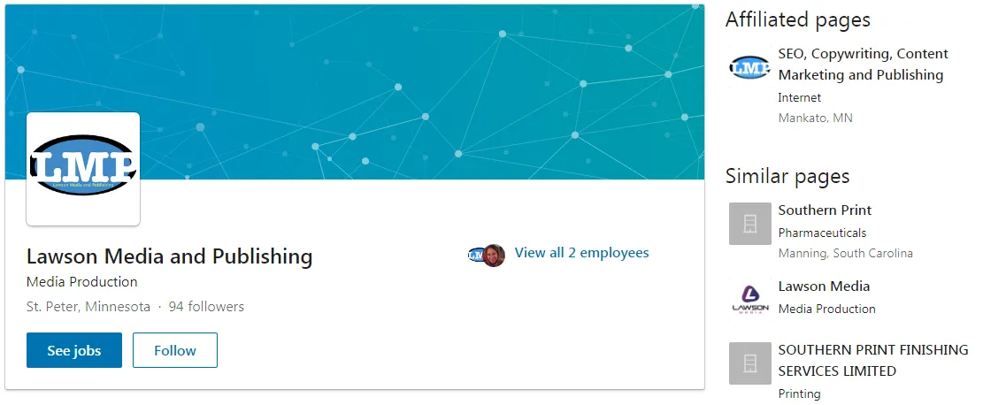 Small Business LinkedIn Bio
