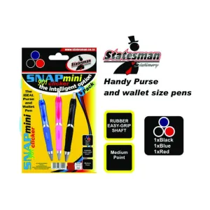 Snap Mini Purse Ballpoint Pens