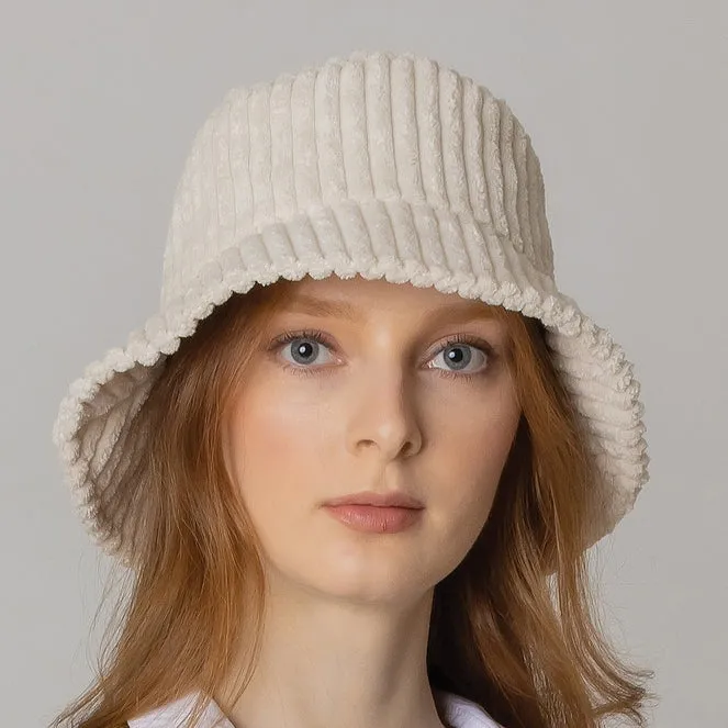 Solid Corduroy Bucket Hat - Several Colors