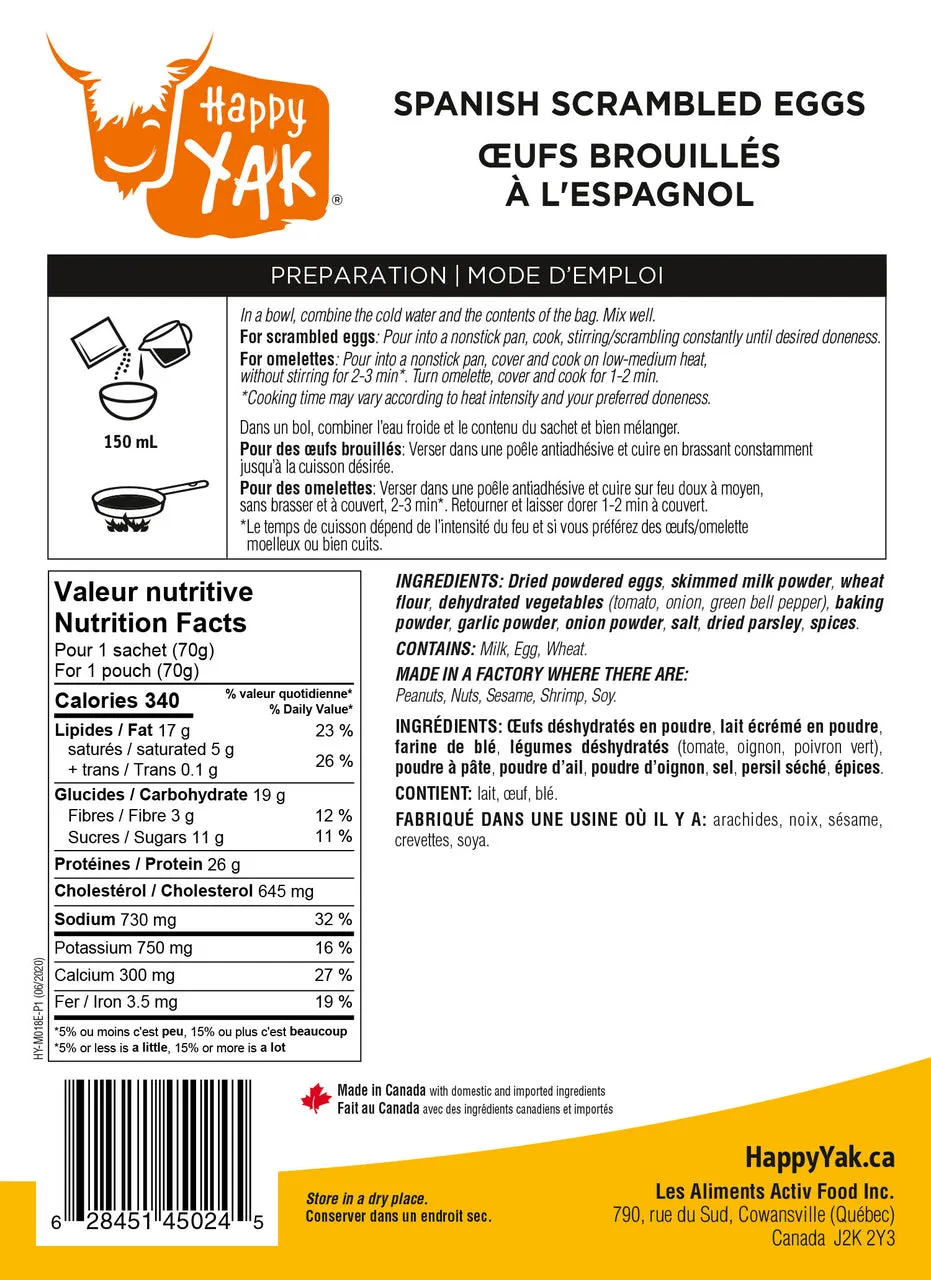 Spanish Scrambled Eggs (Vegetarian)