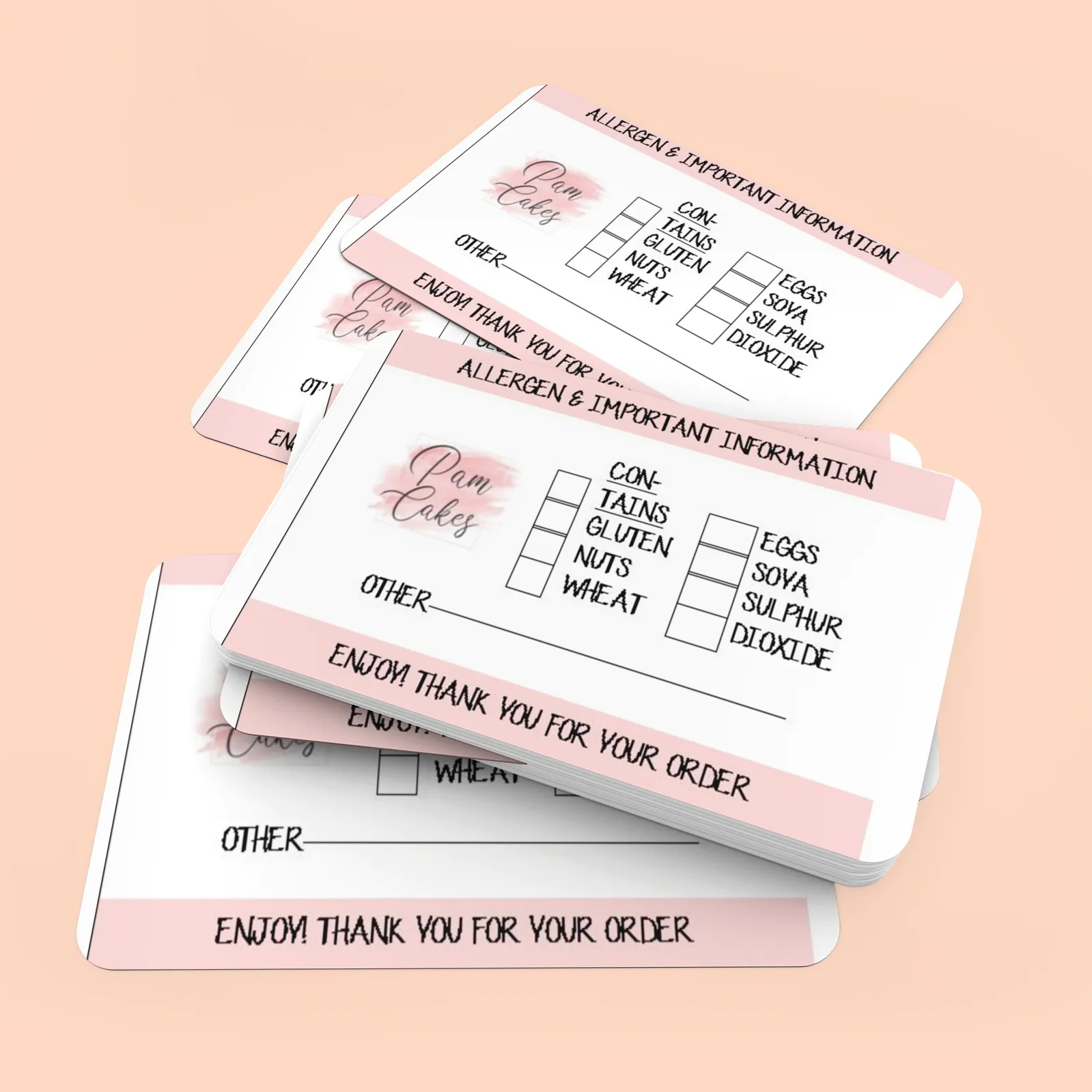 SPECIAL OFFER CARDS FOR BUSINESS - 8.5cm x 5.5cm
